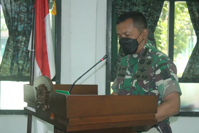 Upacara Penutupan Dikbatih Senban Yonif TA 2021