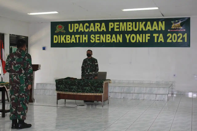 Pembukaan Dikbatih Senban Yonif TA 2021
