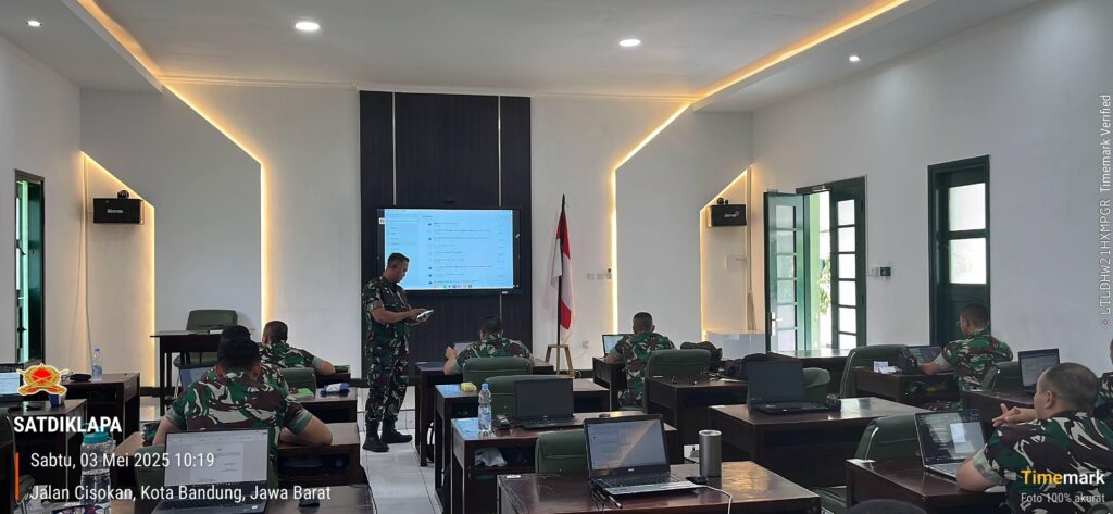 Penguatan Kompetensi Lapangan, Gumil Pusdikif Berikan Materi Evaluasi Latihan kepada Siswa Diklapa Kecabangan Infanteri TA 2025